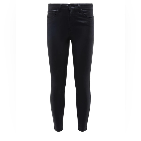 NWT, L’Agence Margot Coated Jean, Size 25, Black Coated - Picture 15 of 16